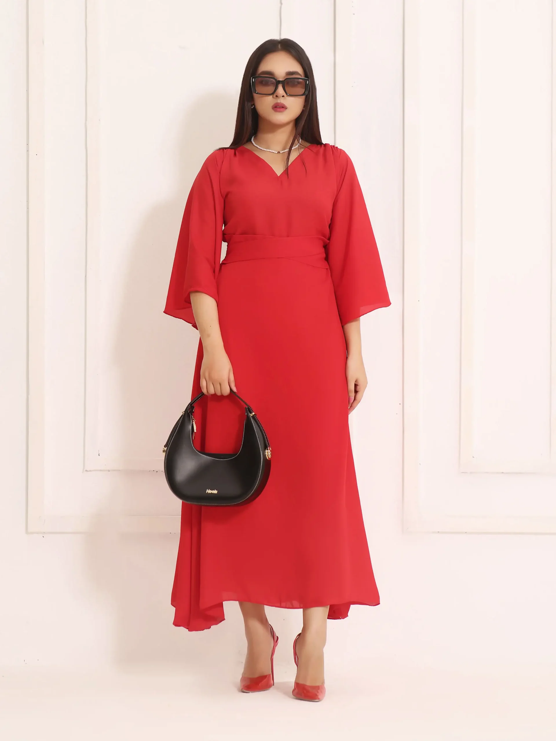 Red Maxi Dress New Modern And Stylish 2024 Collection