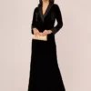 Black Velvet Maxi Dress